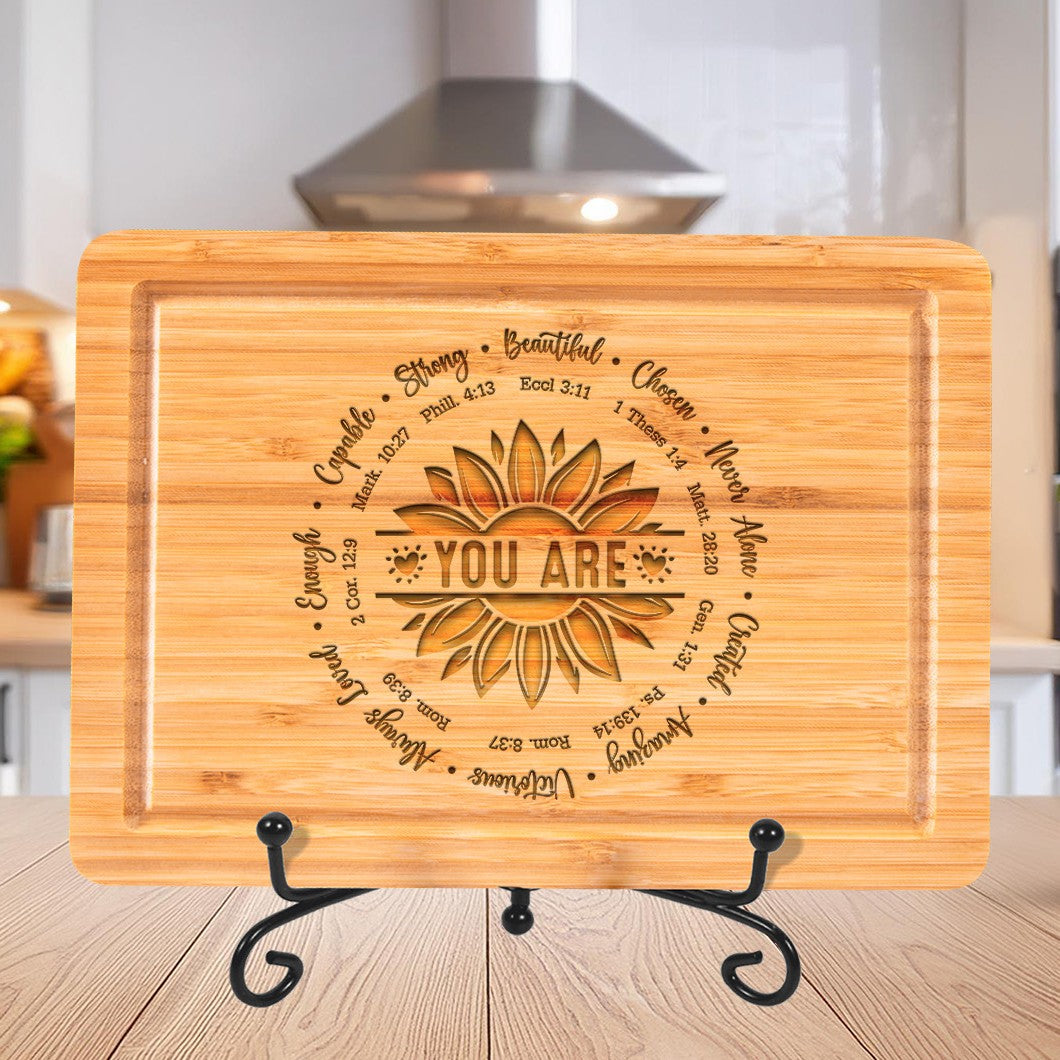 Self-Love Cutting Board – Christian Encouragement & Empowerment Edition