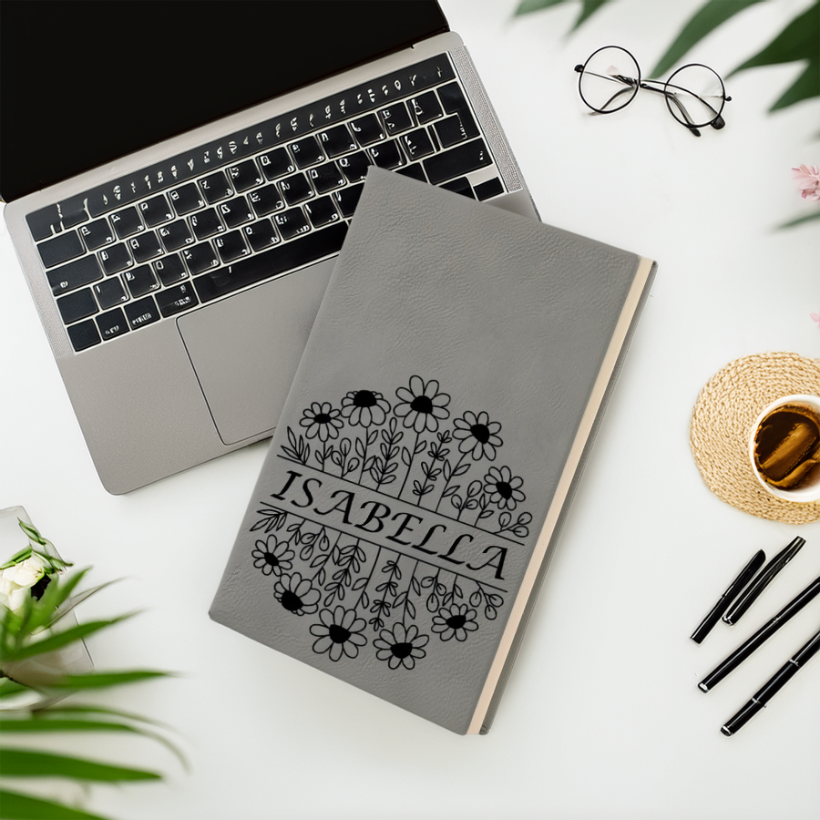 Personalized Lined Journal for School,Work, Home, Back to School Gifts for Teachers and Students. Custom Notebooks with Your Name, Customized Journals for Women, Personalized Writing Journal
