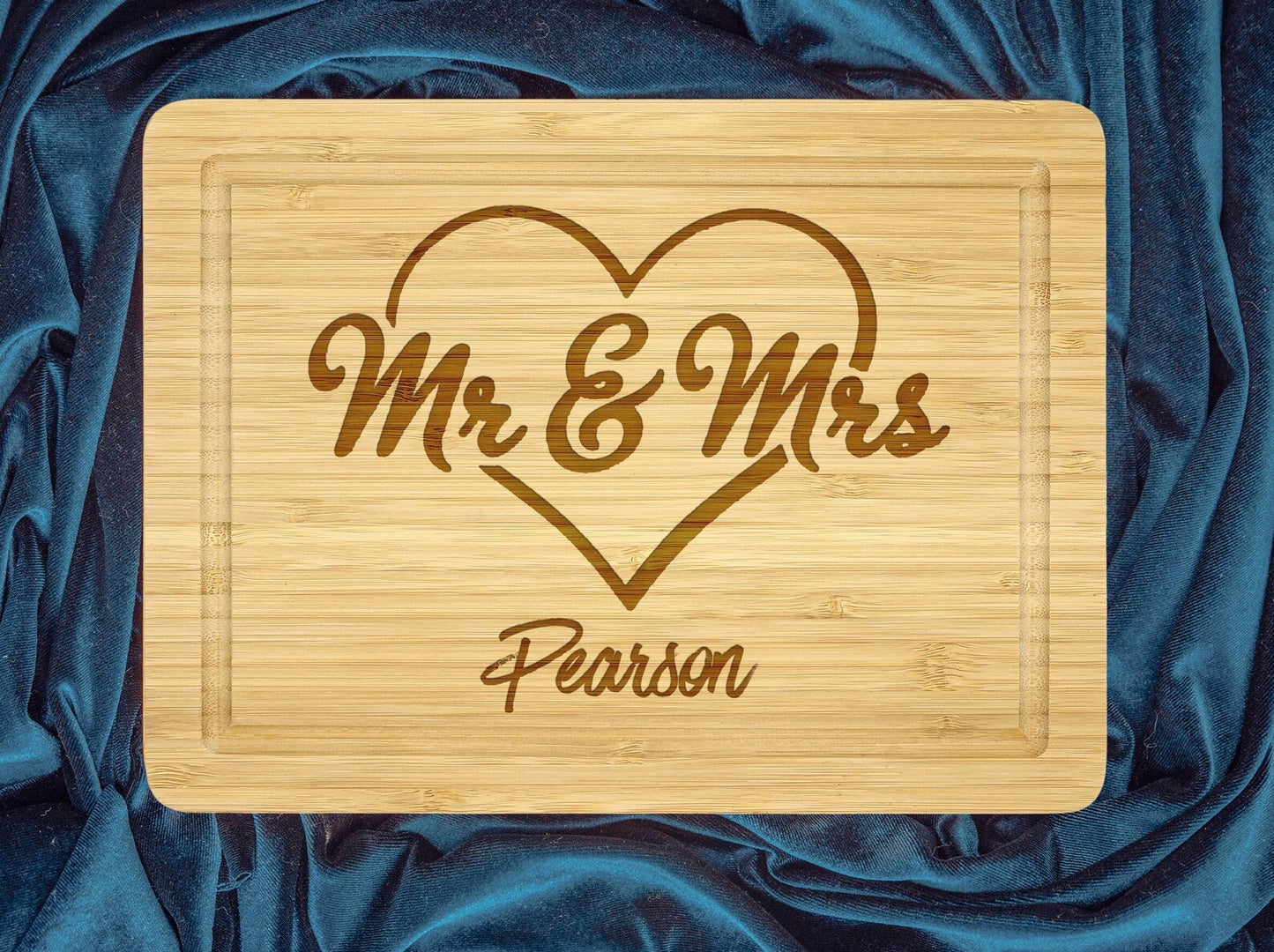 Romantic Heart Design Cutting Board
