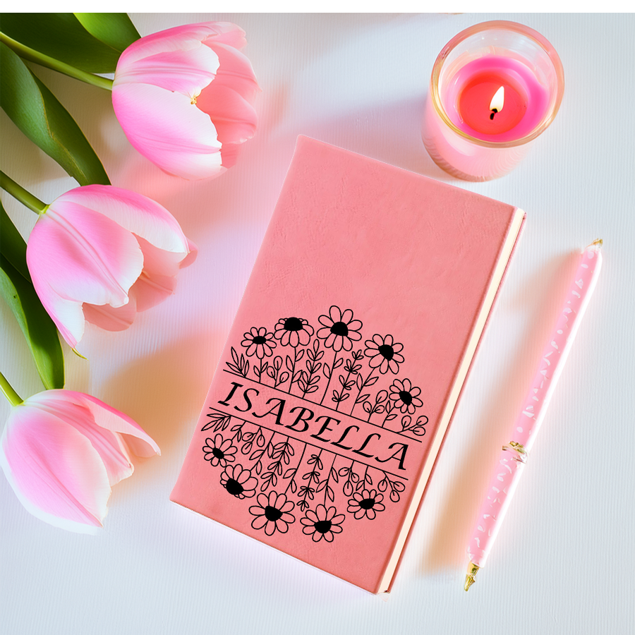 Personalized Lined Journal for School,Work, Home, Back to School Gifts for Teachers and Students. Custom Notebooks with Your Name, Customized Journals for Women, Personalized Writing Journal
