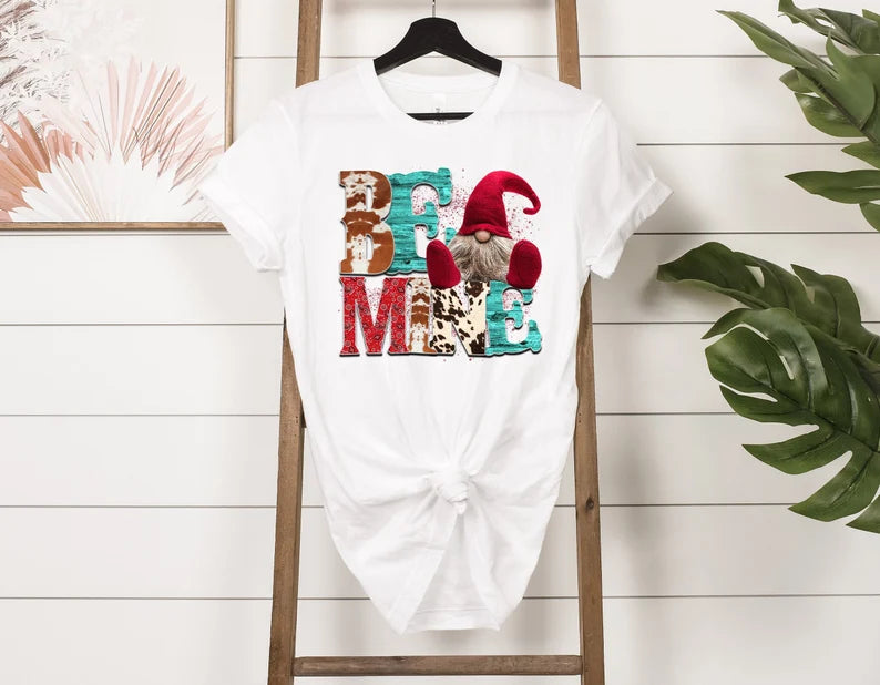 Be Mine Gnome Valentines Day Shirt