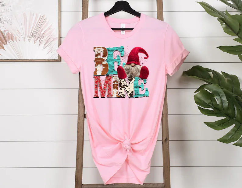 Be Mine Gnome Valentines Day Shirt