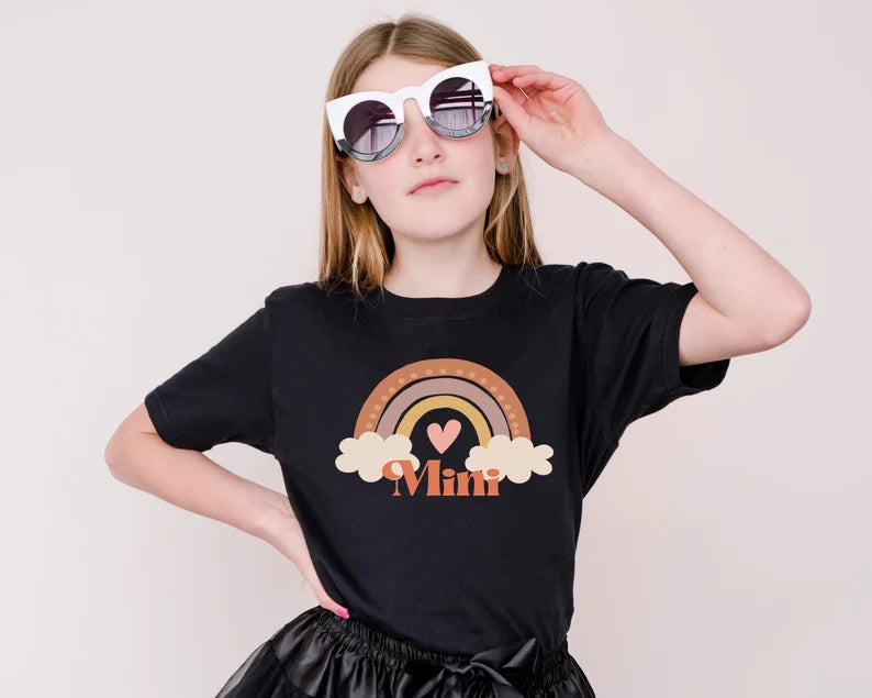 Mama & Mini Rainbow Delight Matching Shirts