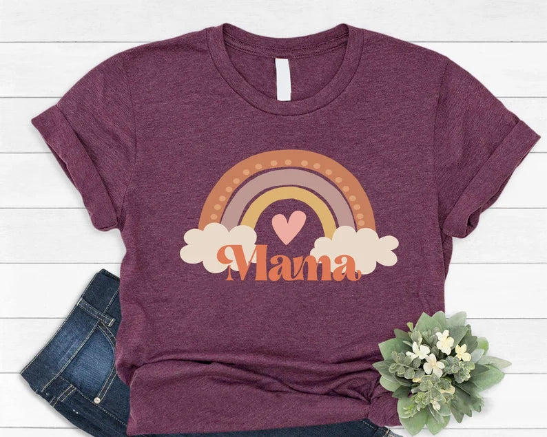 Mama & Mini Rainbow Delight Matching Shirts
