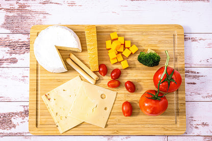 Personalized Engraved Bamboo Cutting Board - Custom BBQ Design with Name