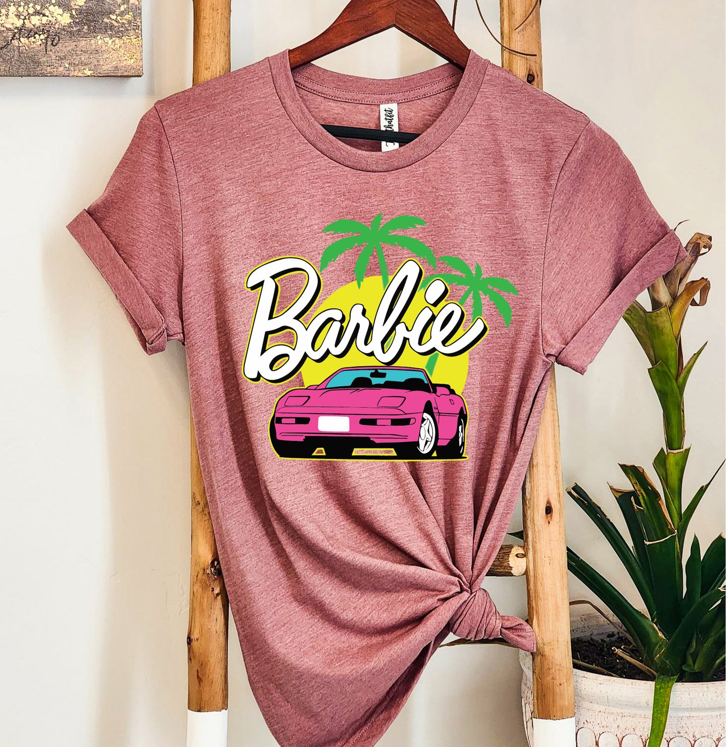 Barbie Car T-Shirt - Trendy Summer Graphic Tee - Unisex Fashion Shirt