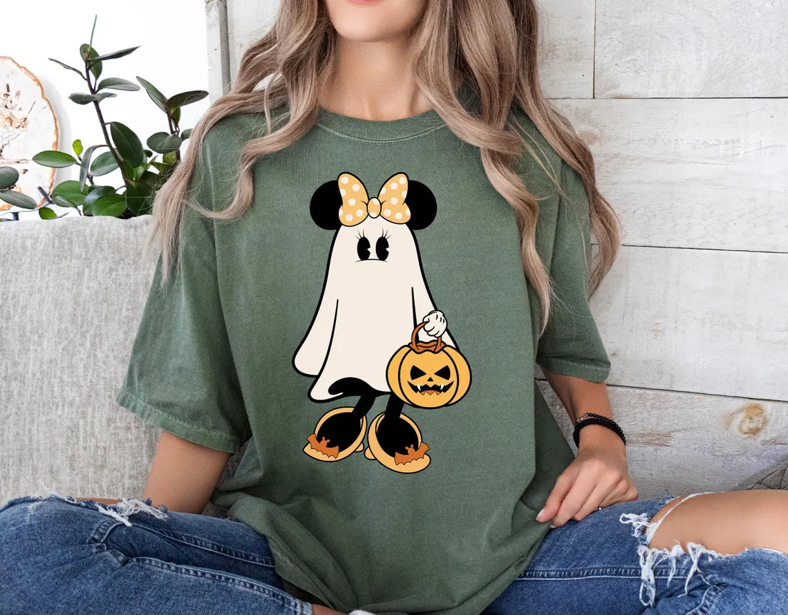 Comfort Colors MickeyMinnie Halloween Couple Shirts