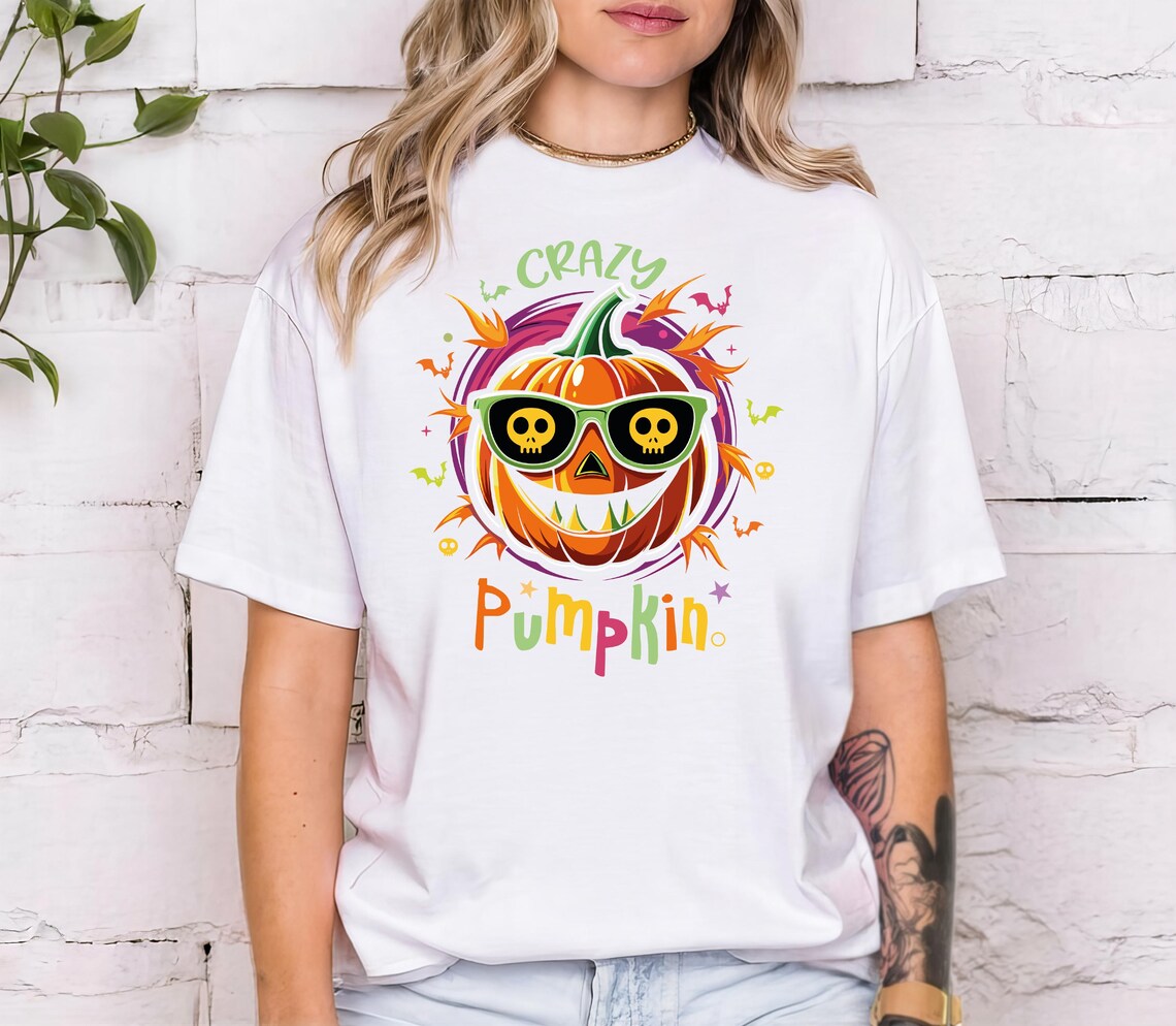 Crazy-Pumpkin-Halloween-T-Shirt