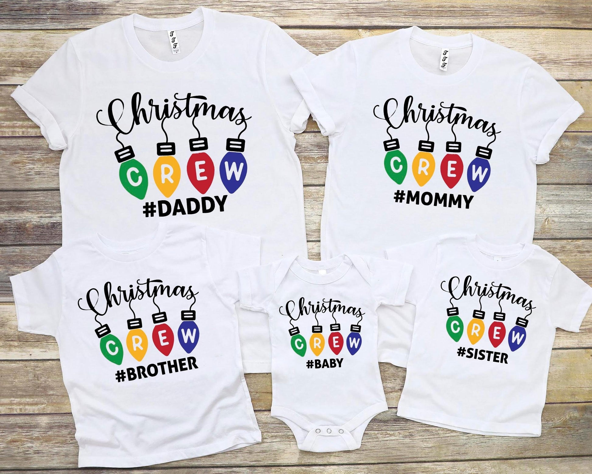 Custom Family Christmas Tshirt.