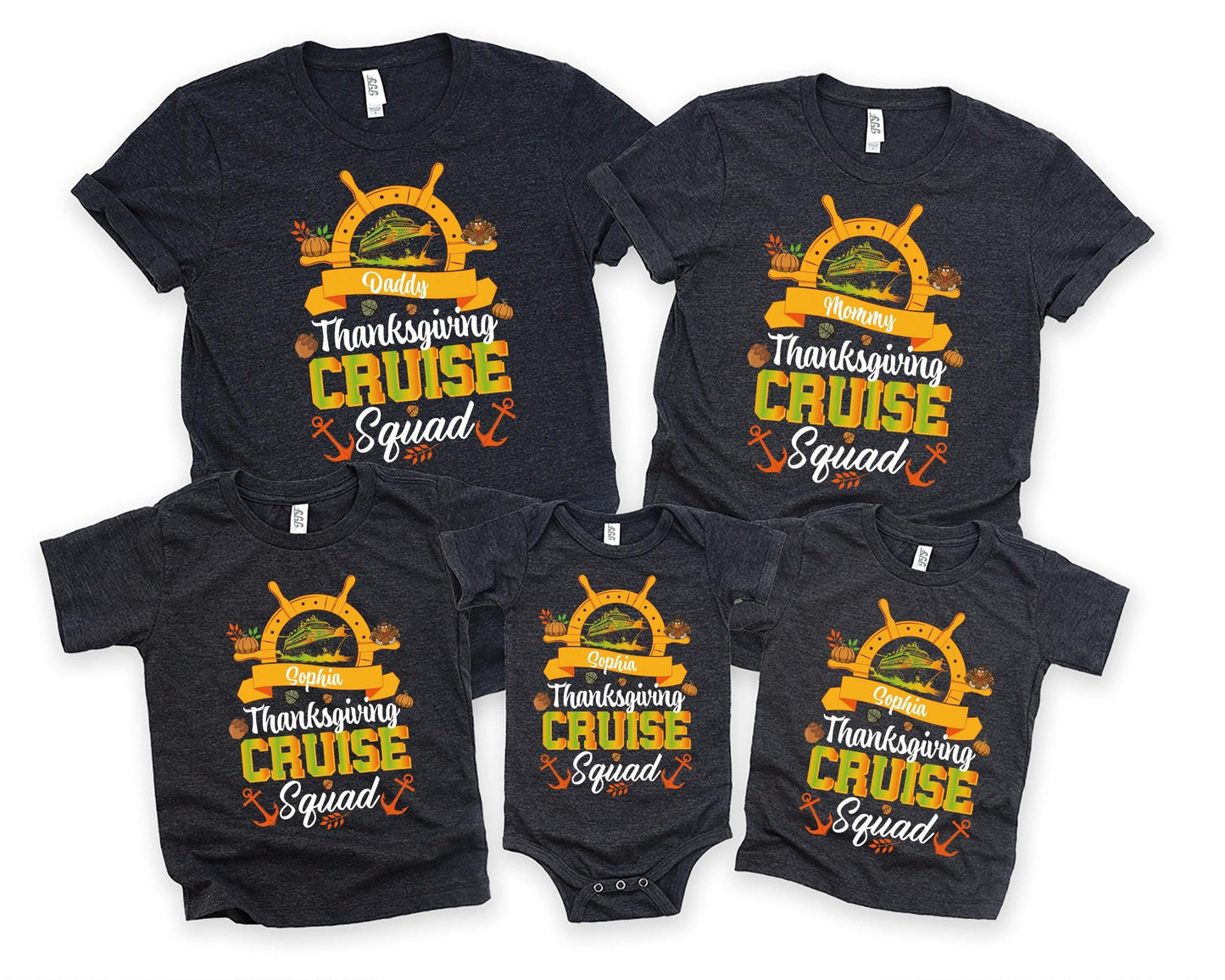 Custom Thanksgiving Cruise Squad Shirts.