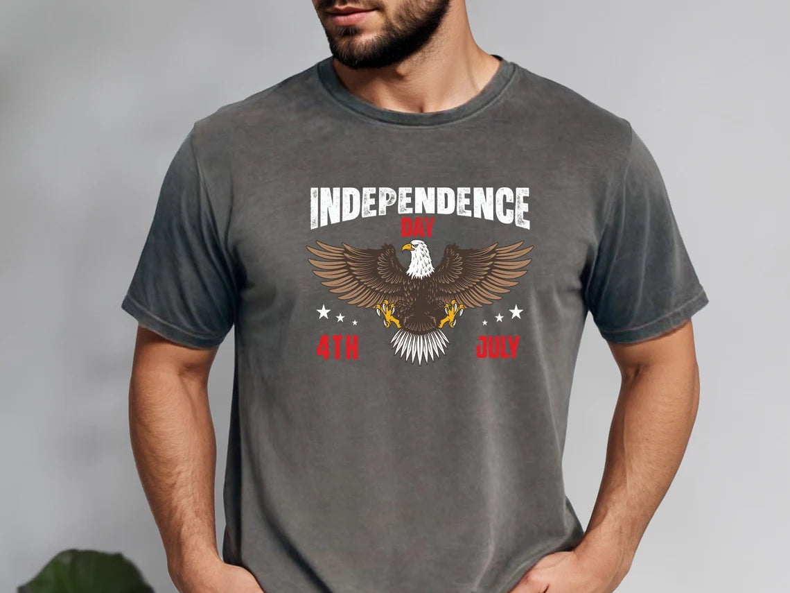 Independence Day Shirt, 4th of July Eagle Shirt, American Eagle Shirt, 4th of July Comfort Colors Tees, Gift For American, Memorial Day Gift