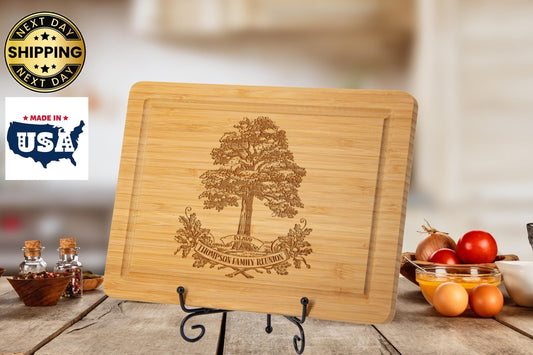 Family Reunion Cutting Board, Thanksgiving Gift For Family, Personalized Gift For Family.