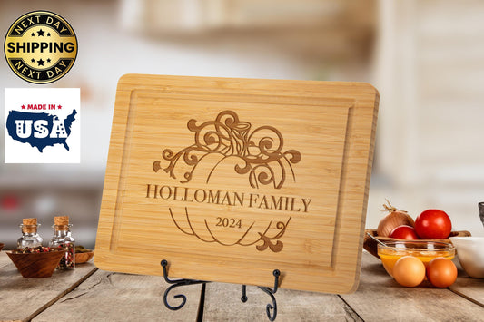 Family Thanksgiving Cutting Board