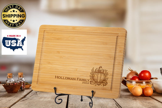 Family Thanksgiving Serving Board, Personalized Gift For Thanksgiving, Farm House Decor, Family Thanksgiving Decoration, Gift For Family