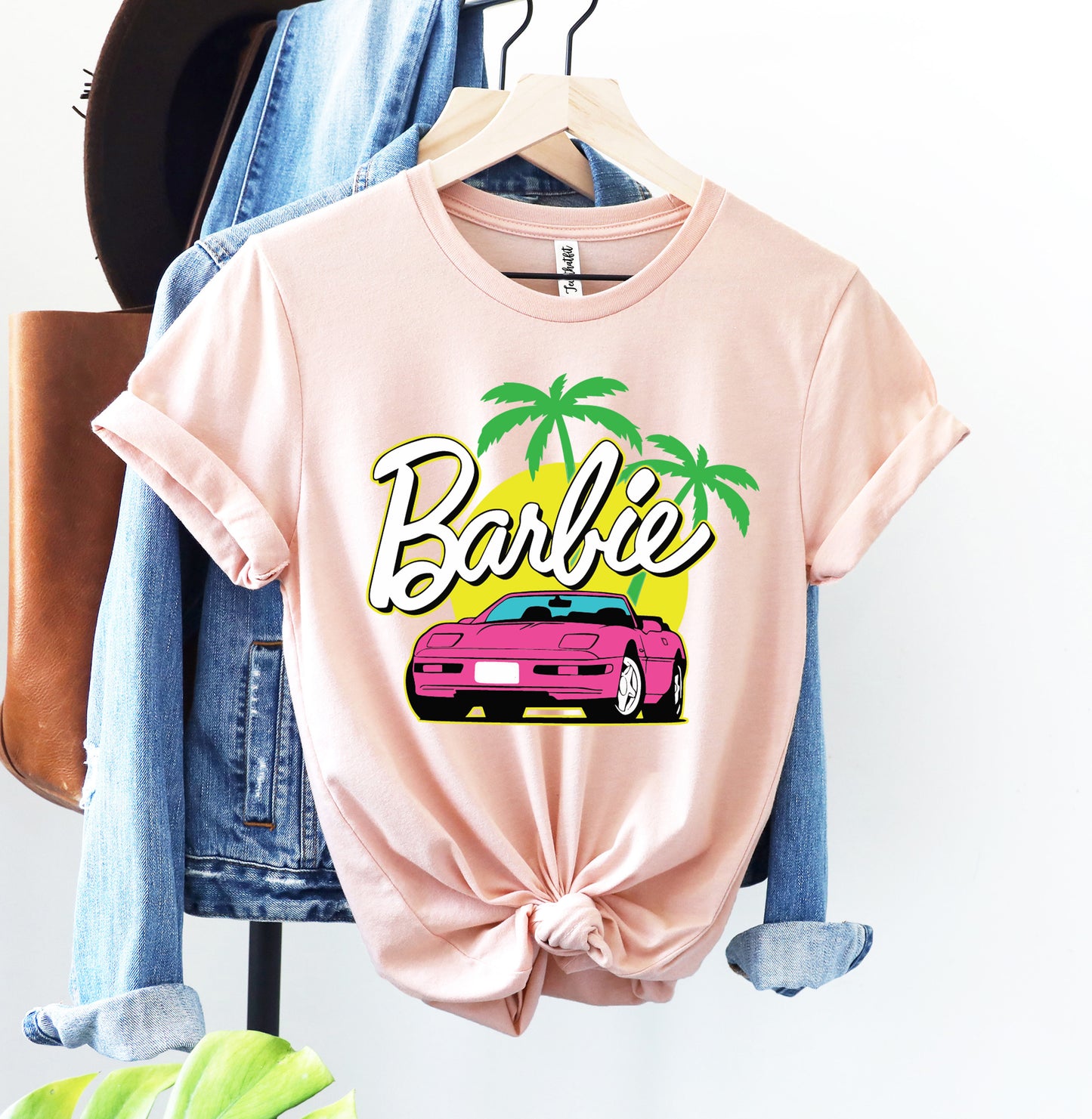 Barbie Car T-Shirt - Trendy Summer Graphic Tee - Unisex Fashion Shirt