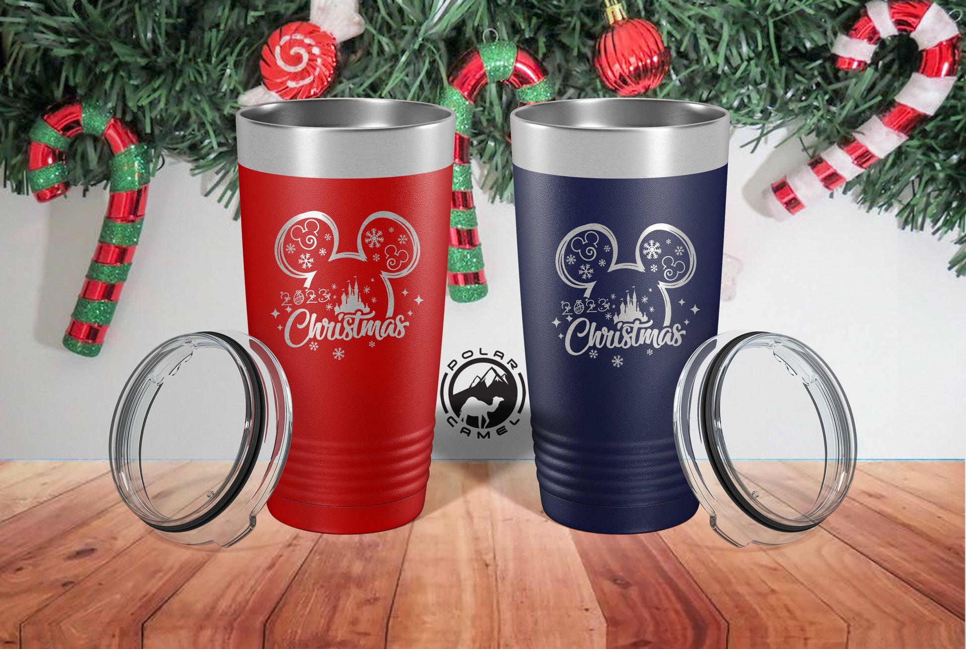 Custom Christmas Tumbler, Xmas Tumbler, Gifts For Christmas, Disney Gifts, Christmas Wine Mug, Christmas Water Bottle, Christmas Disney Gift