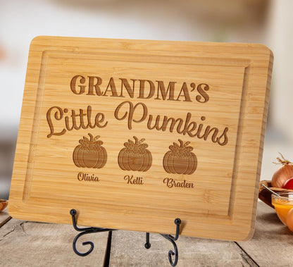 Grandma's Little Pumpkins Serving Board