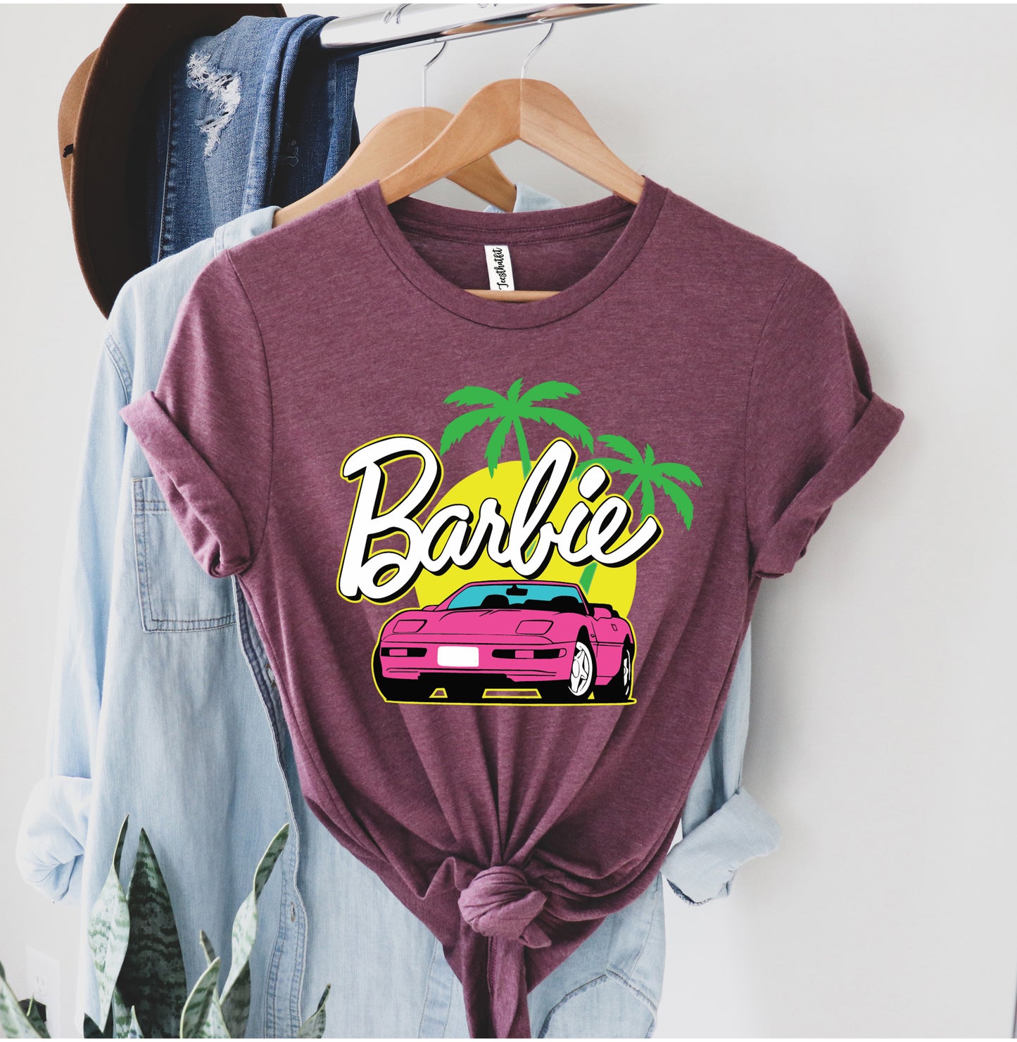 Barbie Car T-Shirt - Trendy Summer Graphic Tee - Unisex Fashion Shirt