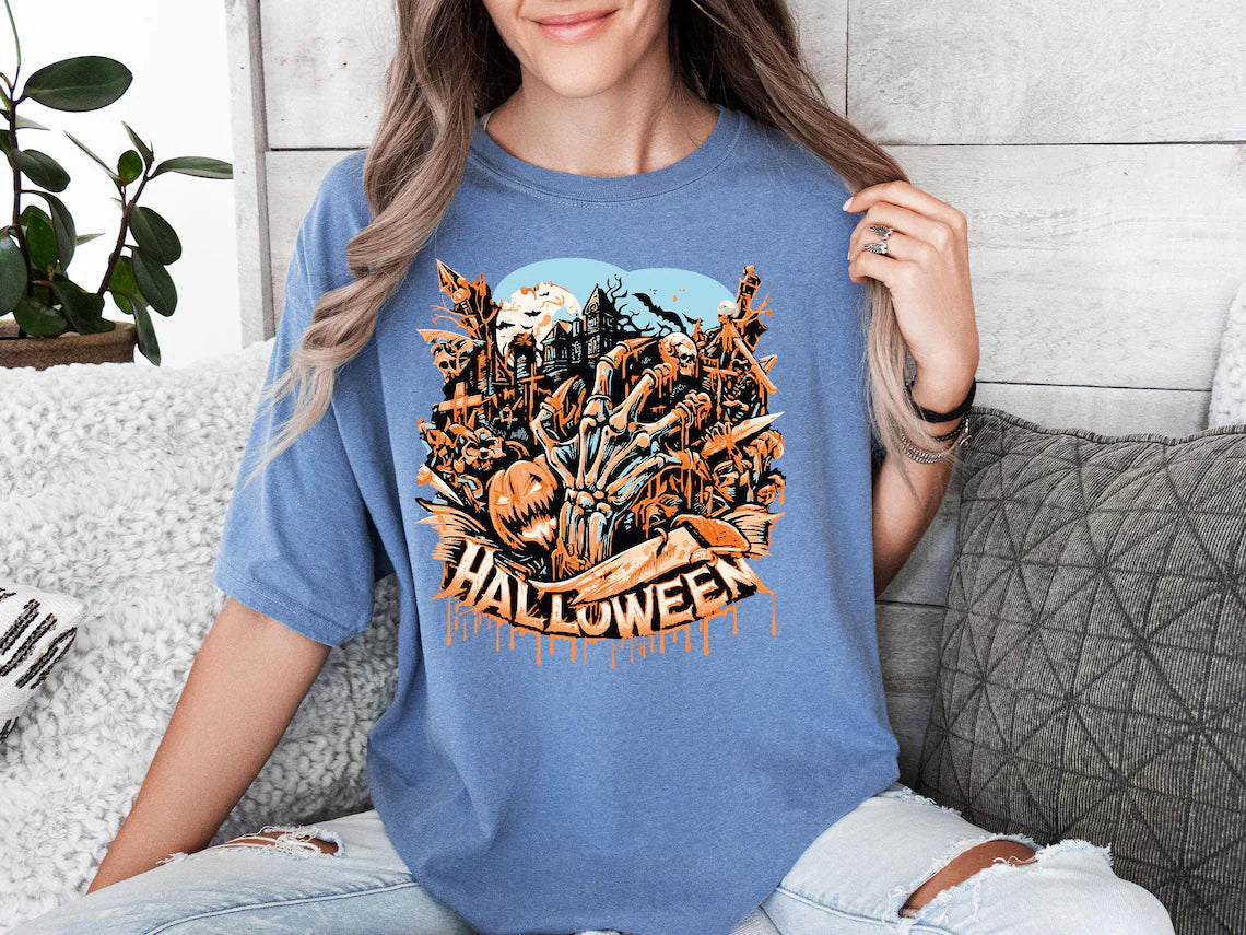 Halloween Haunted House Shirt