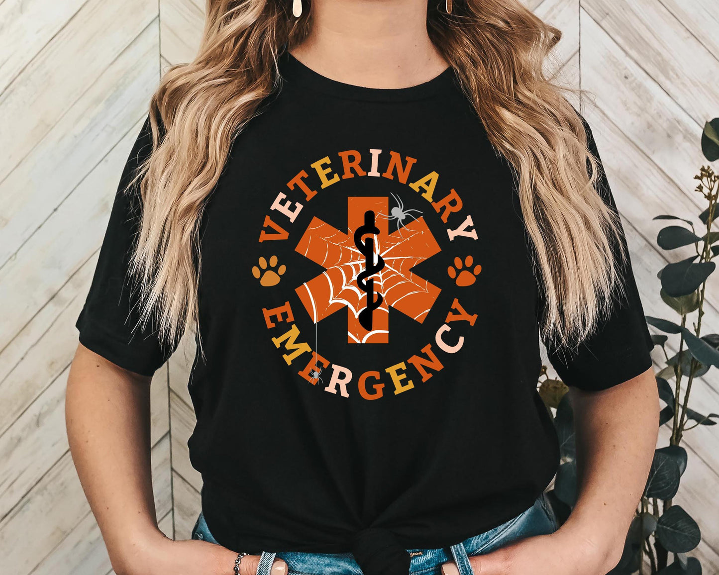 Halloween Veterinary Emergency Shirt, Vet Tech Halloween Shirt, Halloween Veterinarian Gift, Spooky Veterinarian Shirt, Spooky Season Shirt.