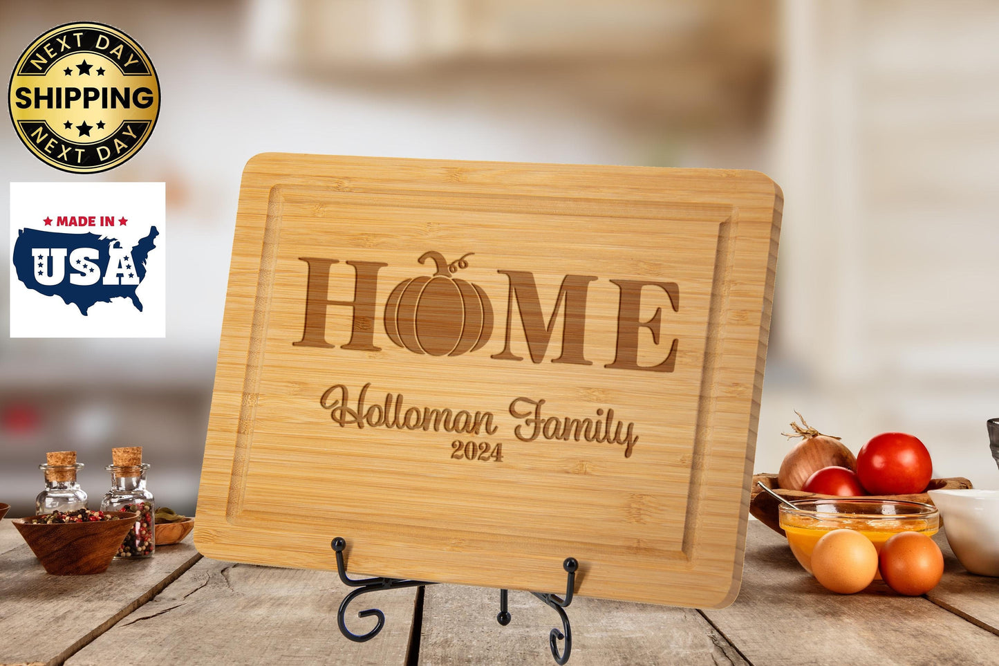 Home Sweet Home Cutting Board for Thanksgiving