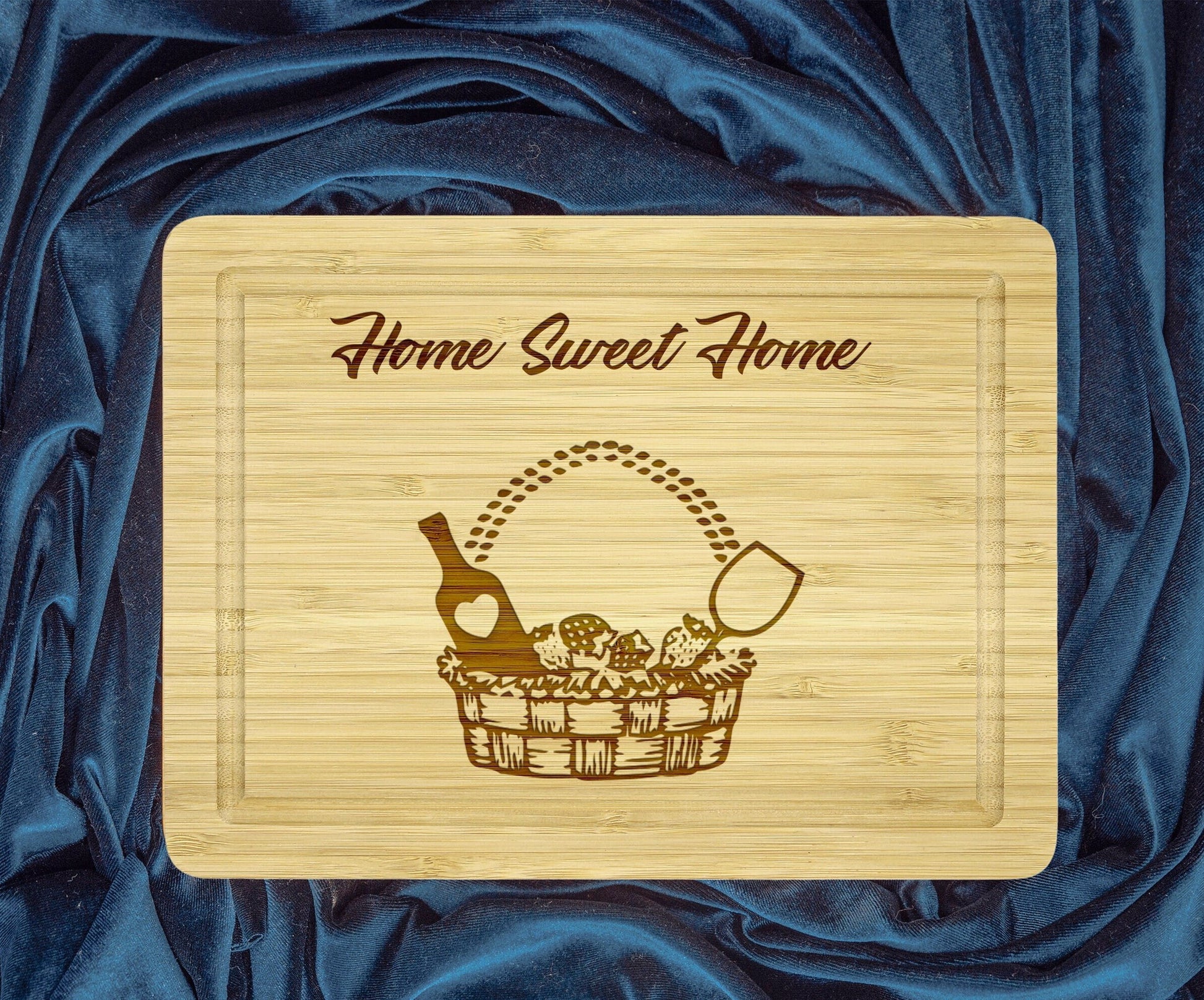 Home Sweet Home Cutting Board, Real Estate Closing Gift, Housewarming Gift, New Home Gift, First Home Gift, Bamboo Cutting Board, Home Decor