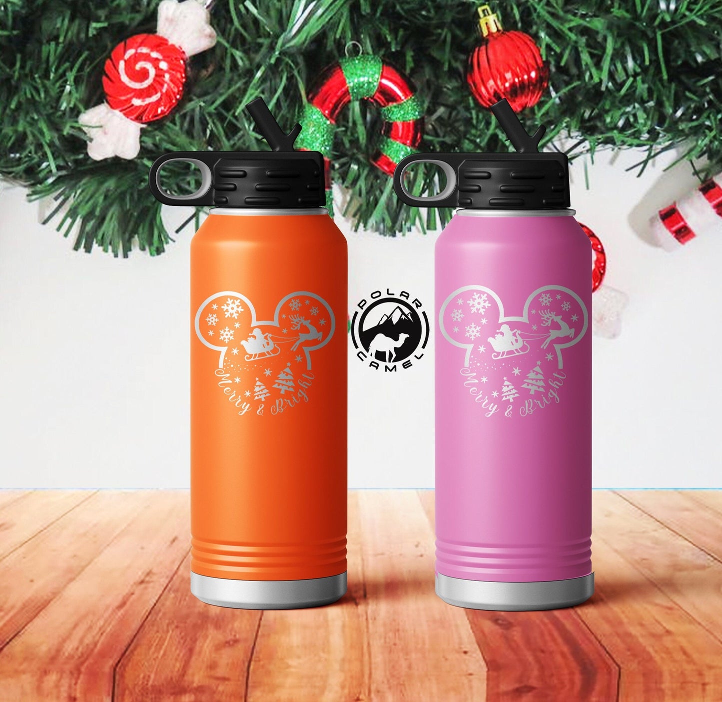 Disney Gifts For Christmas, Disney Christmas Tumbler, Disney Water Bottle, Kids Christmas Gift, Xmas Gifts For Kids, Custom New Year Gift