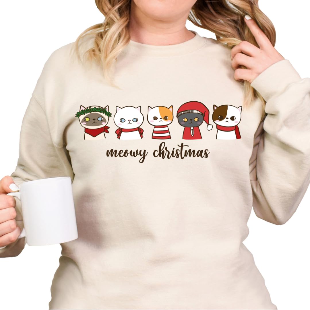 Meowy Christmas Sweatshirt