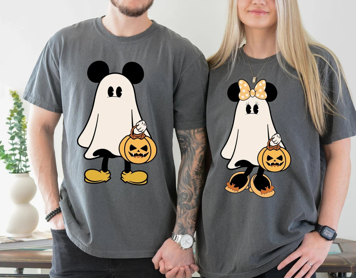 Minnie Halloween Couple Shirts