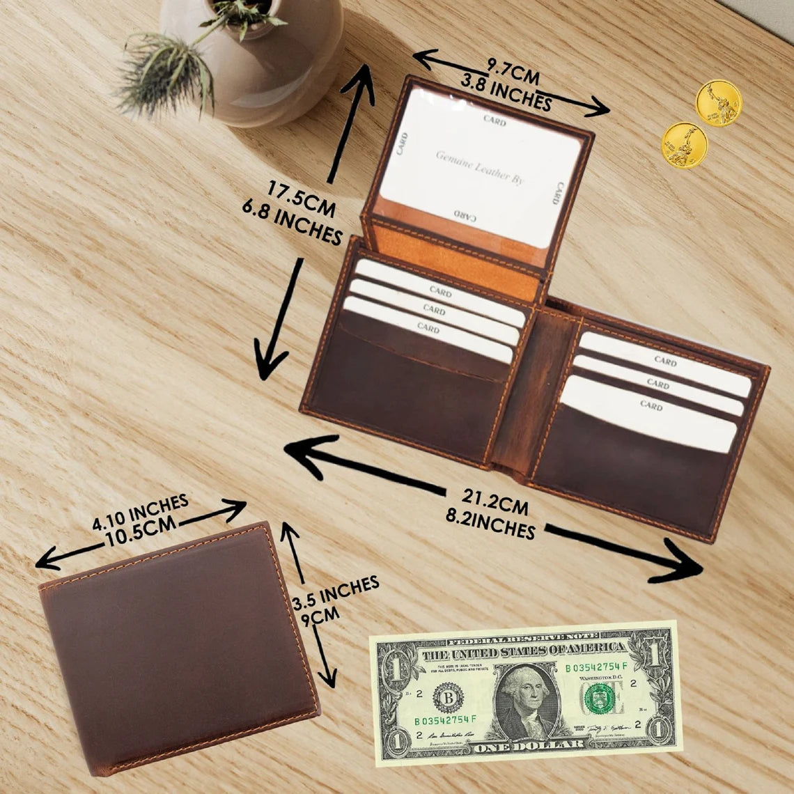 Personalized Dad Wallet