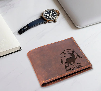 Personalized Deer Wallet