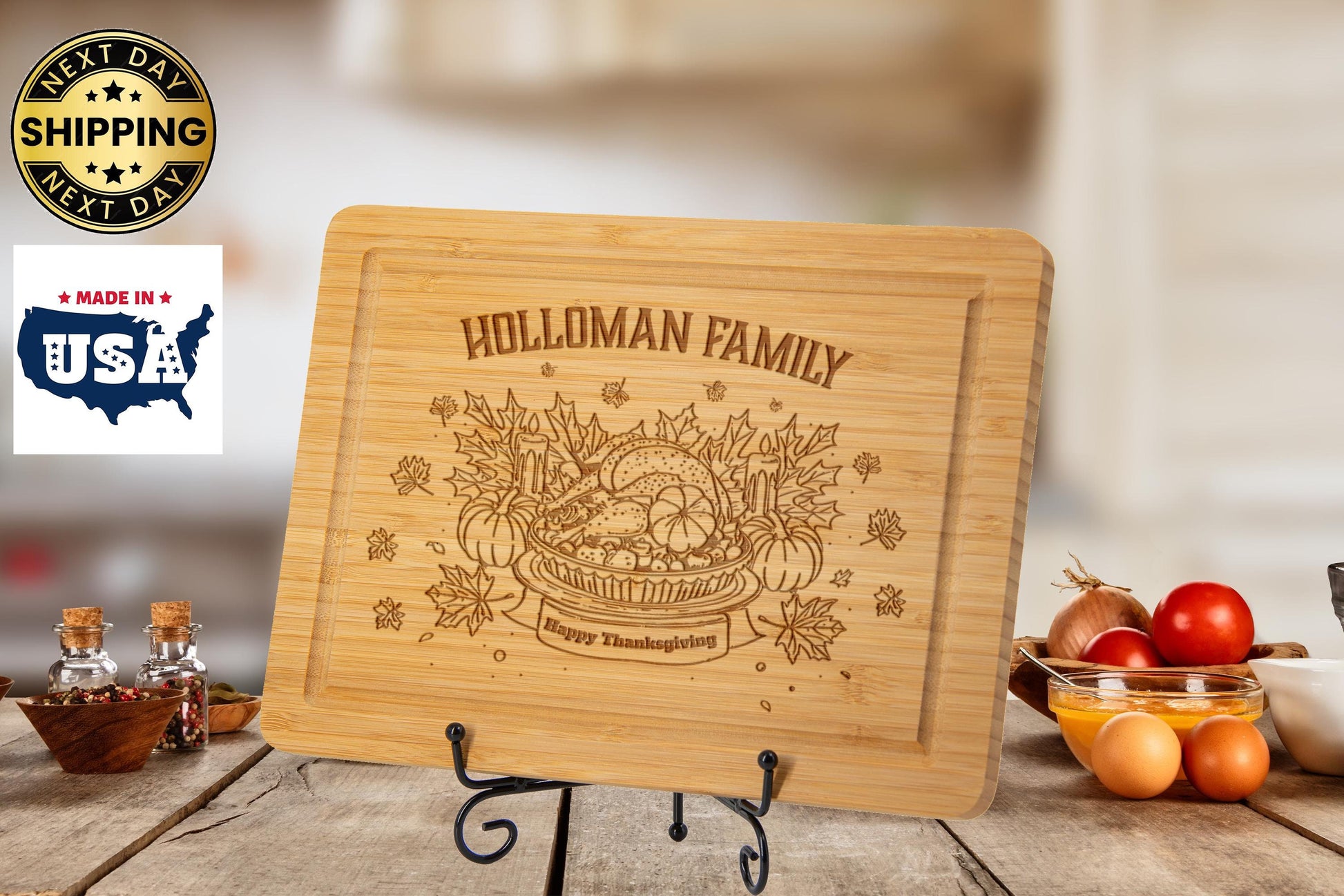 Personalized Thanksgiving Decor