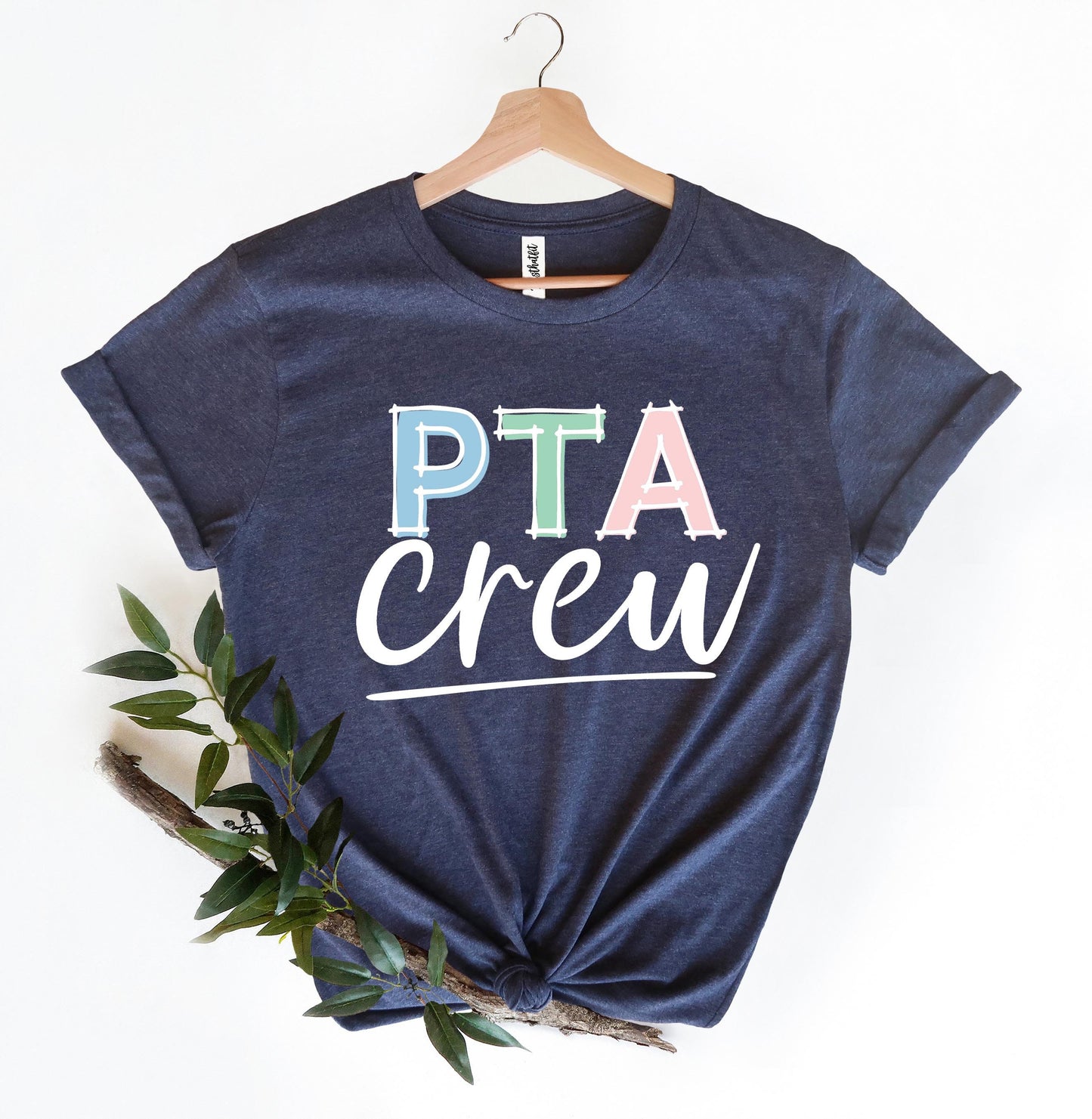 PTA Crew Shirts, Parent Teacher Organization Association Shirt, School Spirit Tees, Gift For School Crew, School Volunteer Shirt, PTA Shirt