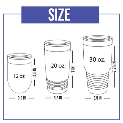 Size Chart Tumbler