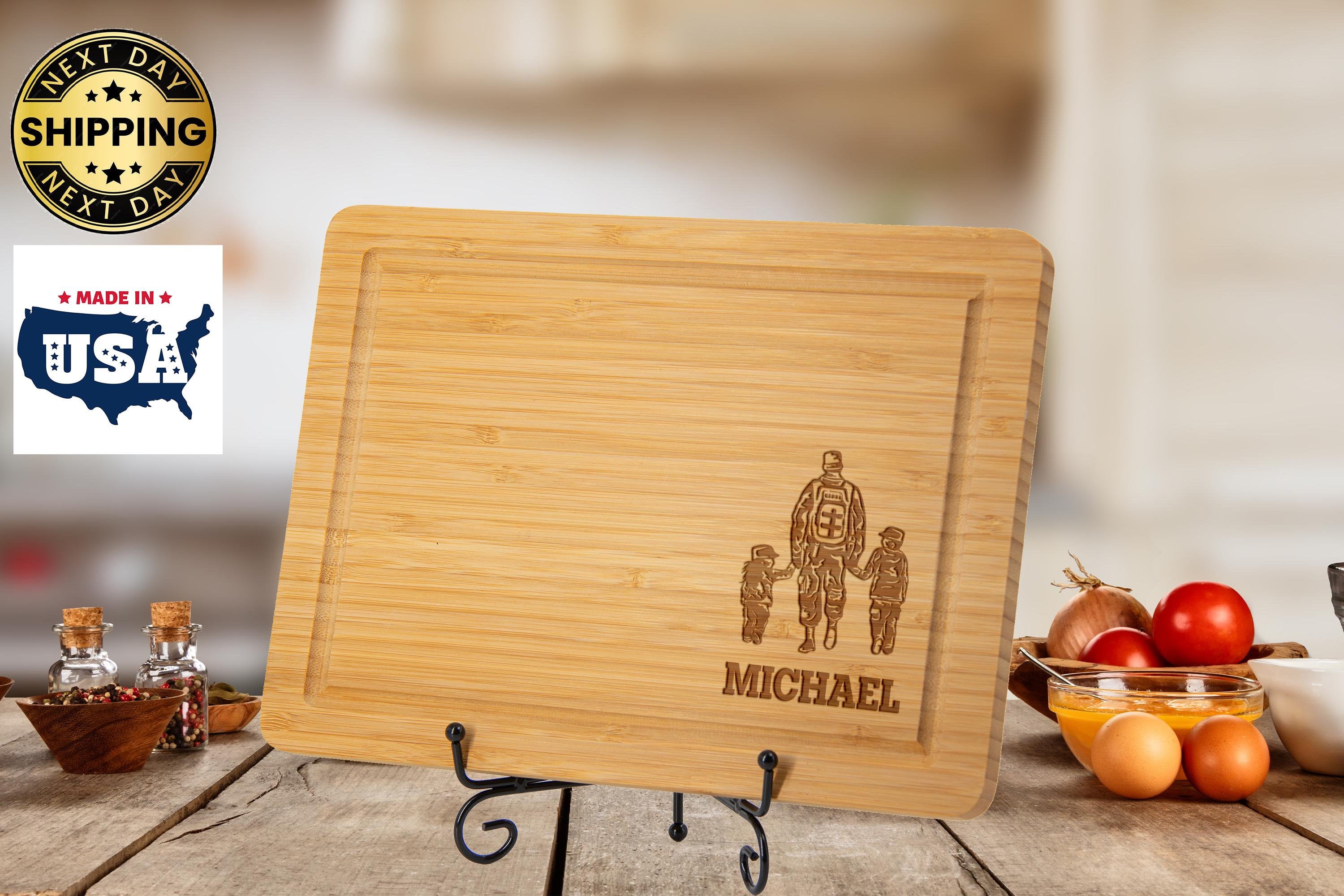 Personalized Cutting Board, Custom Cutting Board, Engraved Cutting store Board, Father's Day gift, Dad's Grill, Host gift, --21086-CUTB-002