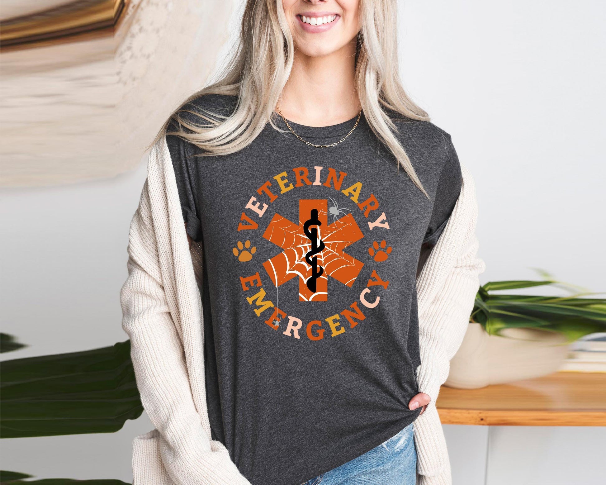 Halloween Veterinary Emergency Shirt, Vet Tech Halloween Shirt, Halloween Veterinarian Gift, Spooky Veterinarian Shirt, Spooky Season Shirt.