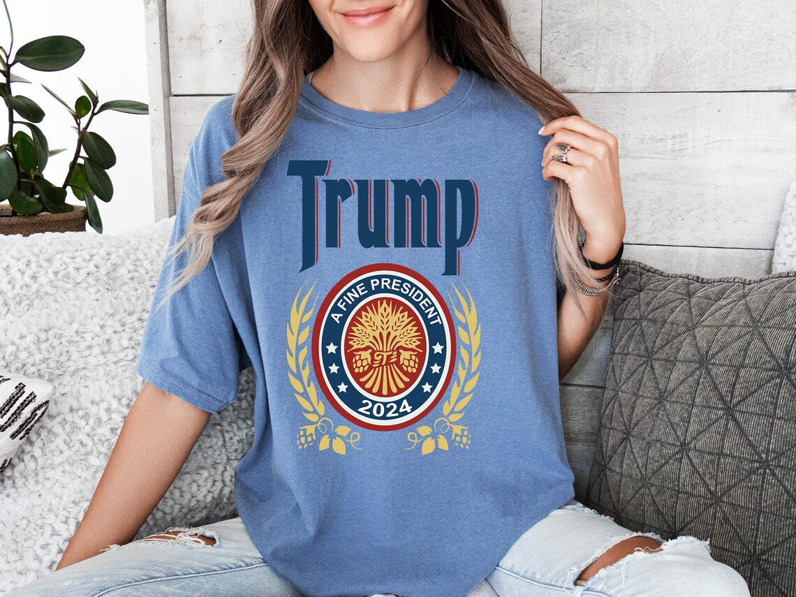 Trump 2024 A Fine President T-Shirts - Unisex Political Campaign Tee