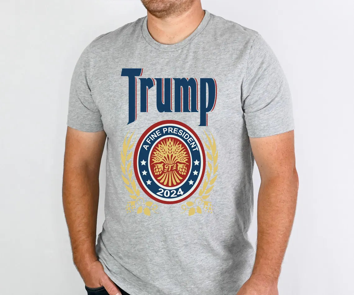 Trump 2024 Campaign T-Shirt - A Fine President