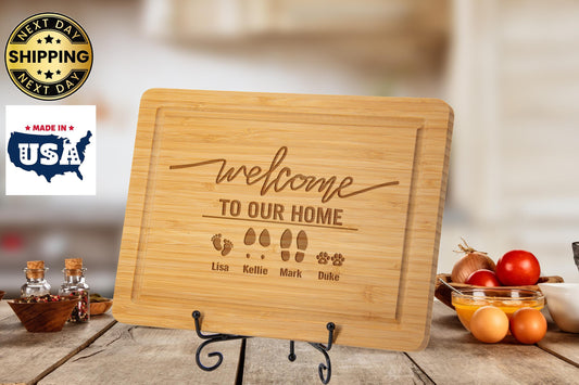 Welcome to Our Home Cutting Board