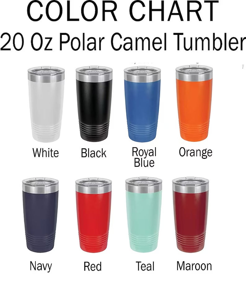 color chart tumbler 20 oz