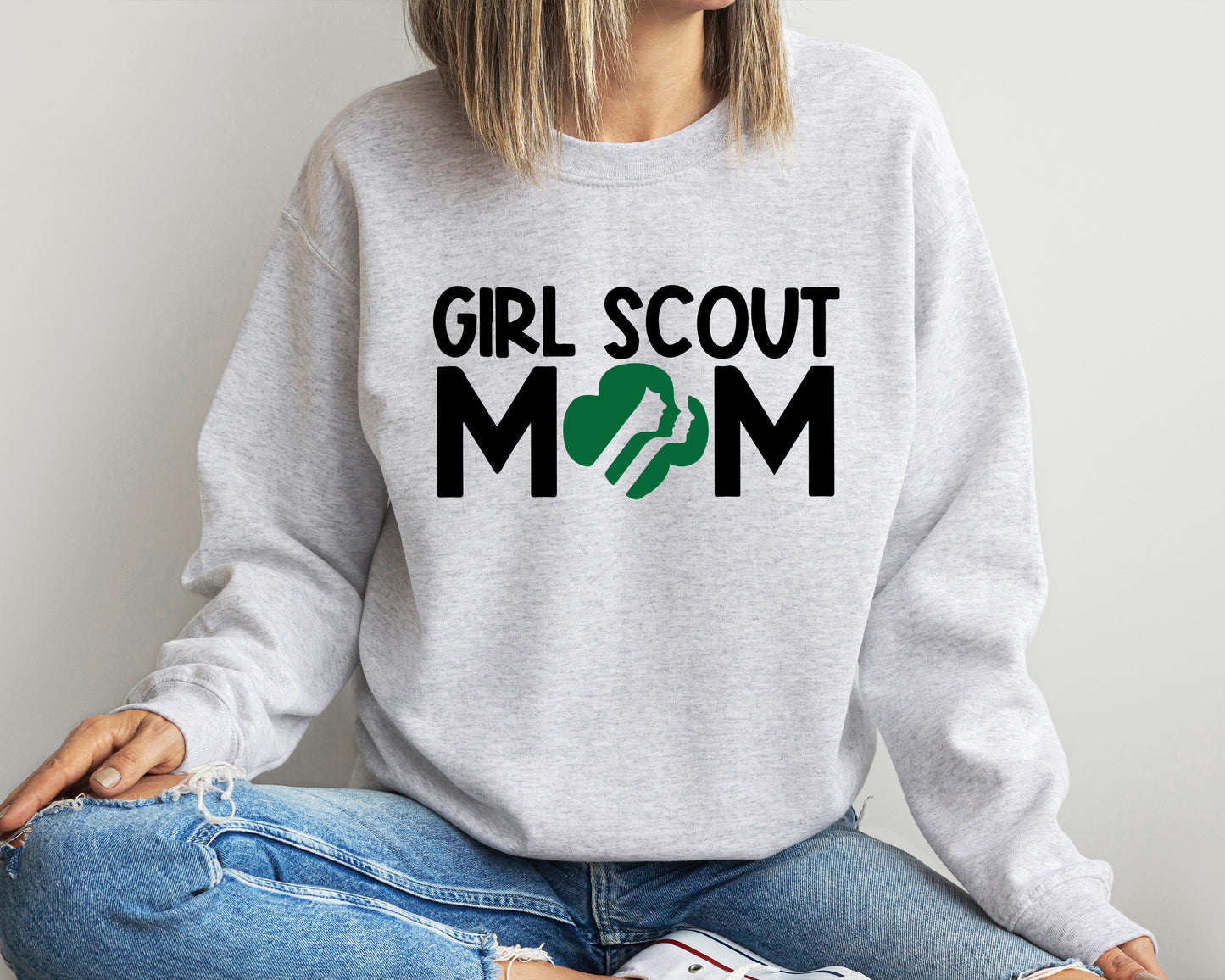 Girl Scout Mom Sweatshirt - Cozy and Stylish Mother's Apparel