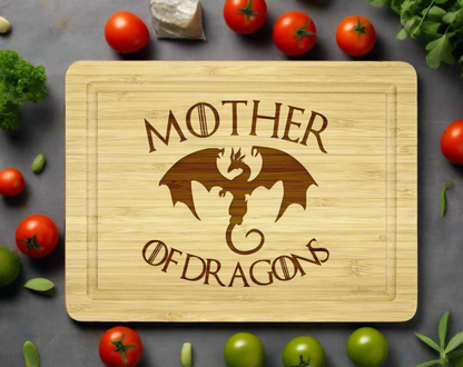 A Gift that Conquers Kitchens and Hearts - Mother of Dragons Cutting Board