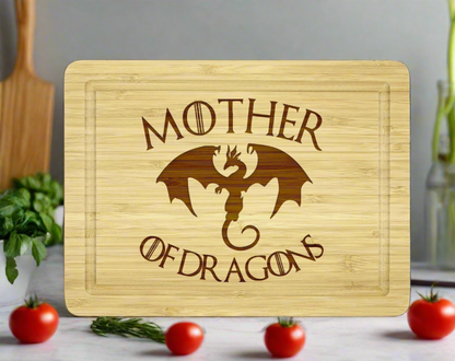 A Gift that Conquers Kitchens and Hearts - Mother of Dragons Cutting Board