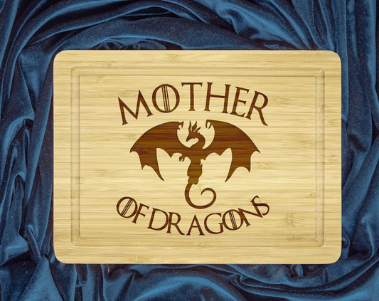A Gift that Conquers Kitchens and Hearts - Mother of Dragons Cutting Board