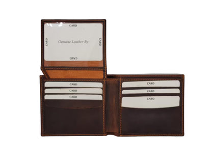 Monogram Wallet: Personalized Leather Men's Gift Collection