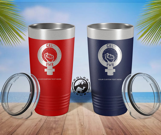 Celebrate Your Inner Powerhouse with a Personalized Girl Power Tumbler