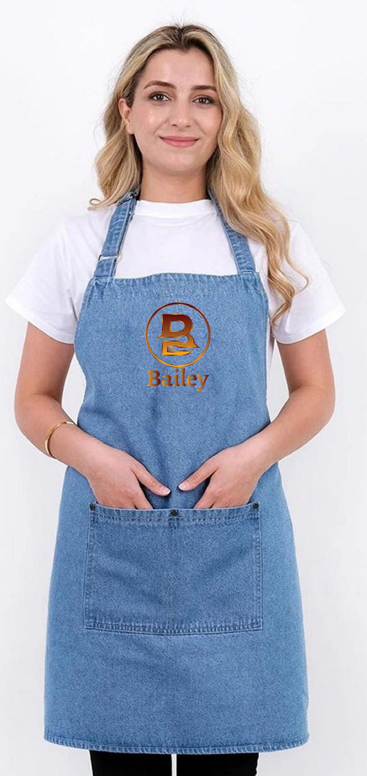 Custom Logo Denim Apron