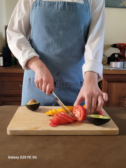 Stylish Denim Apron with Pockets