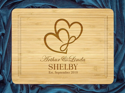 Personalized Couples Cutting Board