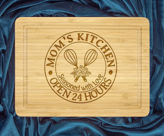 Moms Kitchen Cutting Board